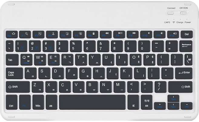 AZV 태블릿 휴대폰 아이패드 레노버 갤럭시탭 호환 한글자판각인 미니 블루투스 무선 키보드 10인치 + 키스킨 세트, 블루투스키보드, 블랙(키보드 버튼), SGBK-108, 제조사축