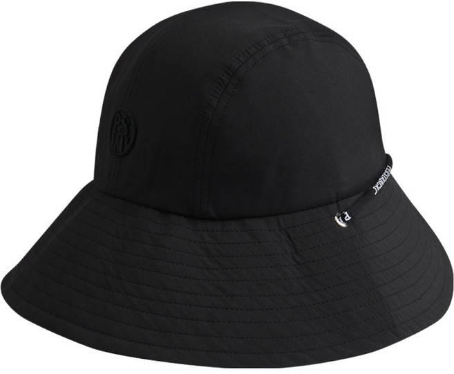 페르시안캣 언발란스 자수로고 버킷햇 P52UCP11, 블랙, 1개
