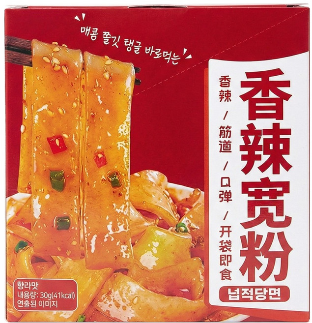 대콴펀 즉석 바로먹는 향라맛 넙적당면 20p, 600g, 1개