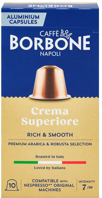 보르보네 크레마 슈페리어 캡슐커피, 5g, 1개, 10개입