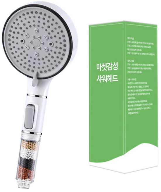 마켓감성 세라믹볼 샤워헤드, 타입1, 1개