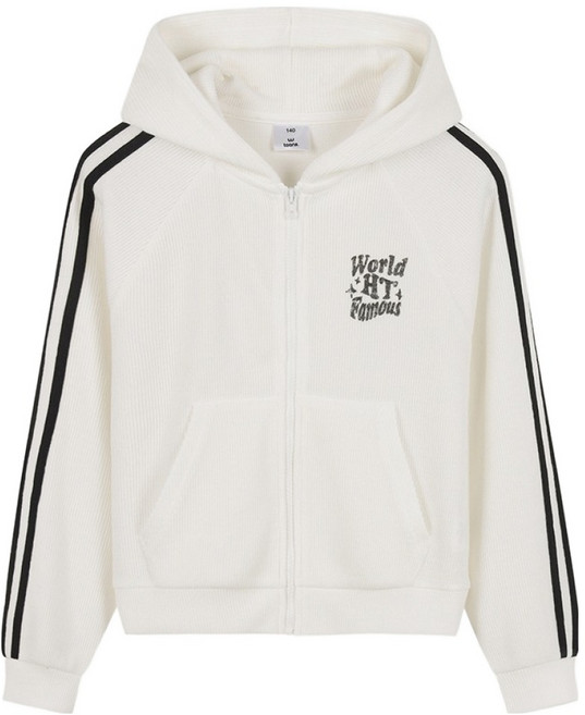 행텐틴즈 웨일 그래픽 후드 집업