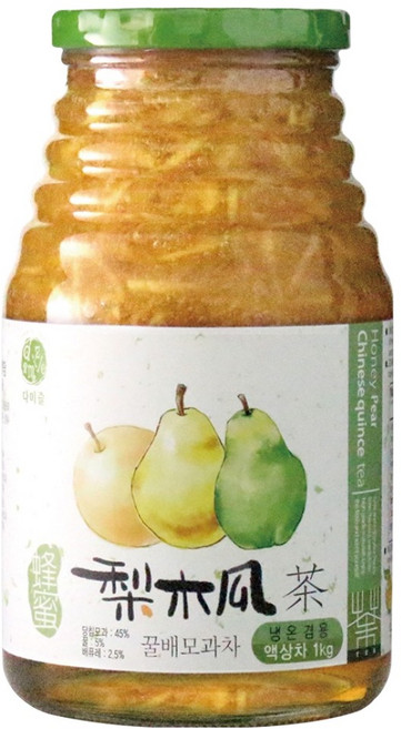다미즐 꿀배 모과차, 1kg, 1개, 1개입, 1kg