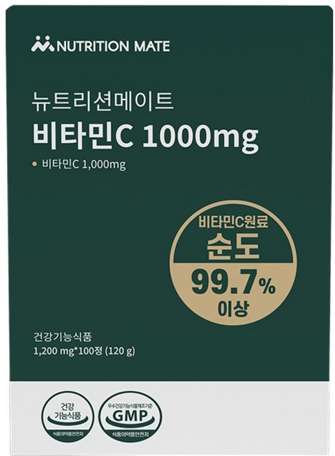 뉴트리션메이트 비타민C 120g, 1개, 100정