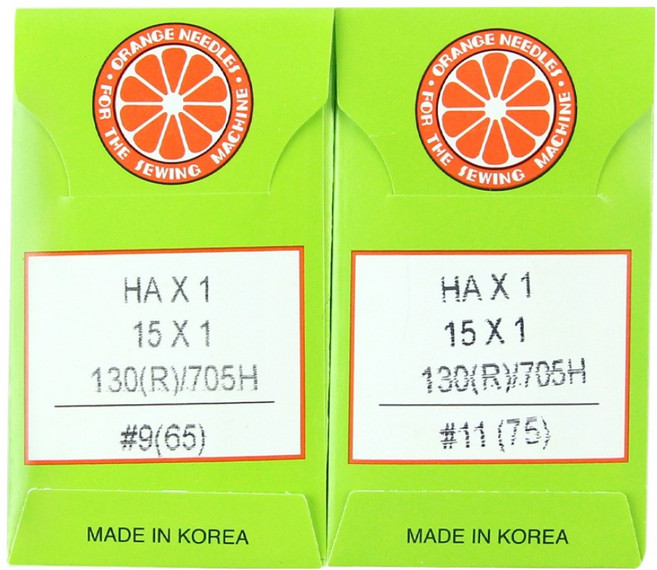 오렌지니들 가정용 미싱바늘 세트 HA, 1세트