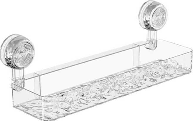 라라공방 강력 무타공 흡착 다용도 욕실걸이, 화이트, 1개