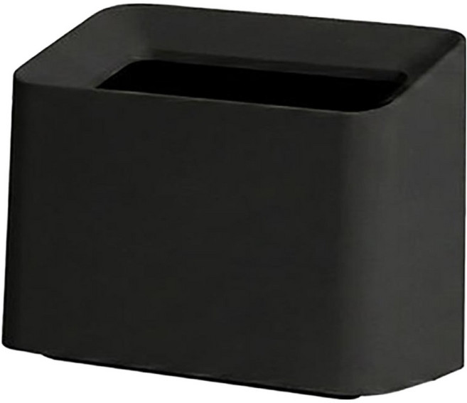 히키스 OFFISYS 데스크테리어 URBAN 오피스 사무실 책상 오픈 휴지통, 블랙