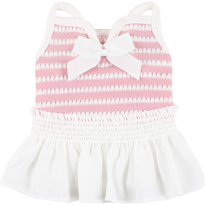 몽띠에 강아지 릴리 원피스, 핑크, 1개