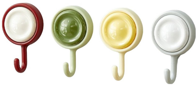 온예리 접착식 다기능 후크 4종 세트, 믹스, 1세트