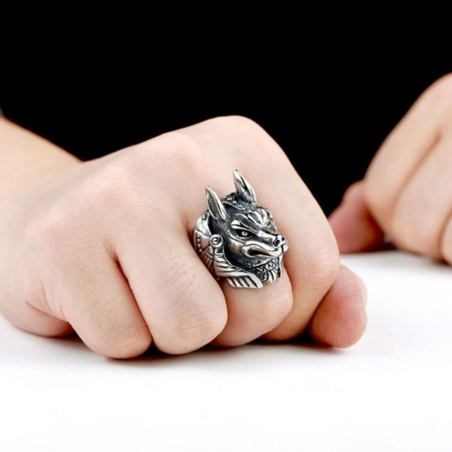 수스다 텅스텐 파라오하운드 반지