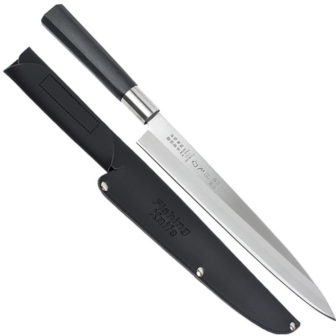 일천도 사시미 P손잡이 270mm + 칼집 세트, 1세트, 칼 + 칼집