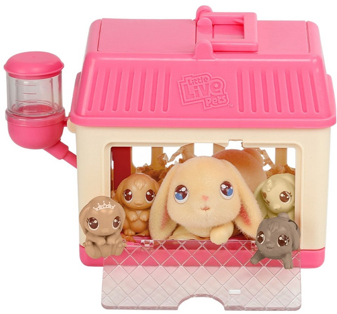 리틀라이브펫츠 미니 마마서프라이즈 버니, 혼합색상, 1개, 220mm