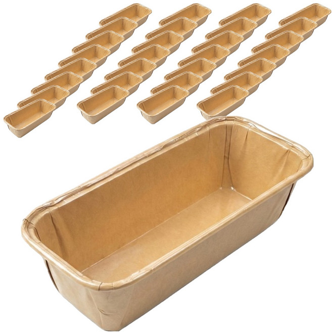 스타 코팅 플럼피 몰드 직사각 중 50p, 크래프트, 1개