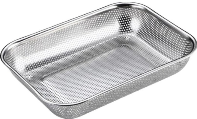 하키리 식기세척기 스텐 수저통 대형, 실버, 1개