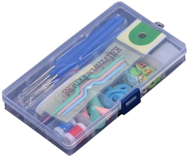 하임베르 코바늘 뜨개질 바늘 11종 세트, 1세트