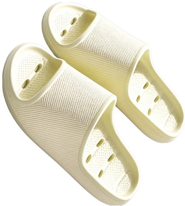 바스향기 여성용 미끄럼방지 화장실 물빠짐 욕실화, 그린, 1개