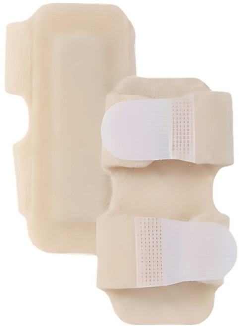 비레보 손가락 고정밴드 보호대, 살색, 2개