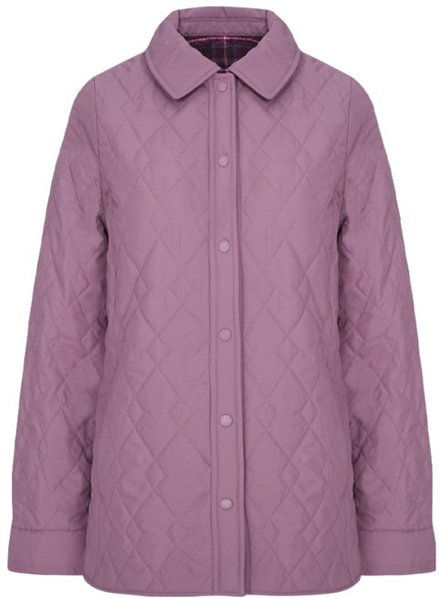 크로커다일 여성용 체크 안감 다이아 퀄팅 패딩점퍼 CLDSPD202