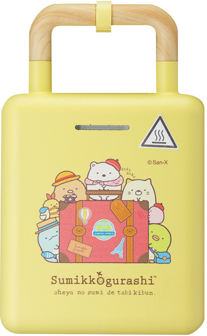 AIRMATE 艾美特 多功能熱壓吐司點心機 角落款 黃色, KTF-6001-Y