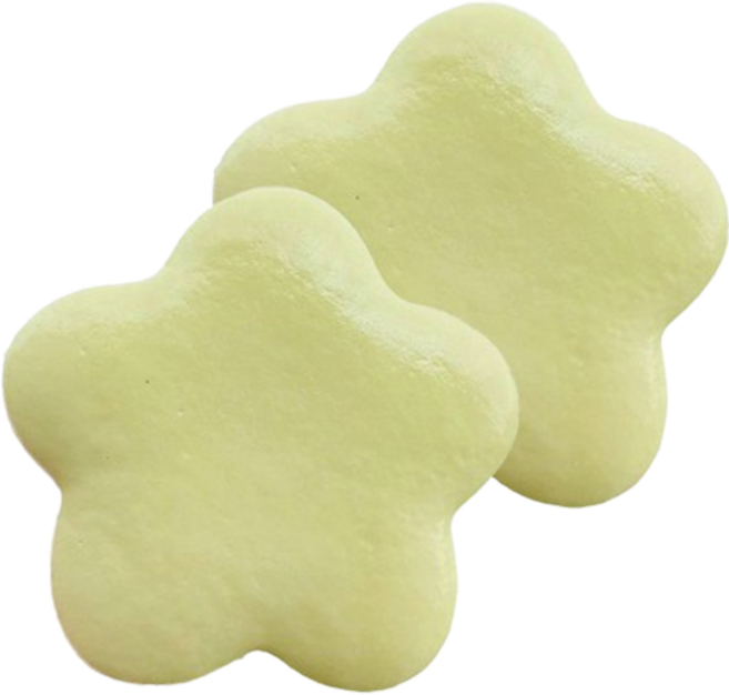 위드스타 말랑이 별모양 스퀴시, 2개, 100g, 옐로우