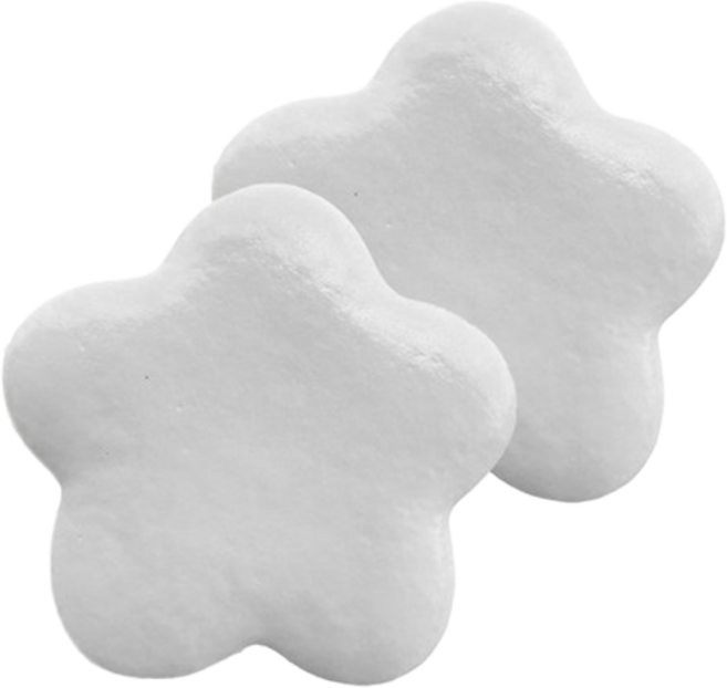 위드스타 말랑이 별모양 스퀴시, 2개, 100g, 화이트