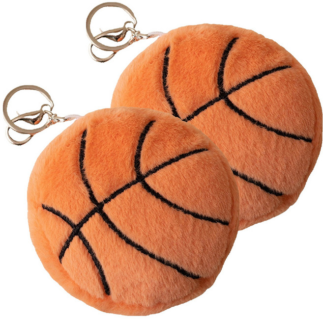 소유공간 커플템 야구 농구 축구공 부드러운 키링 S264-0136 2p