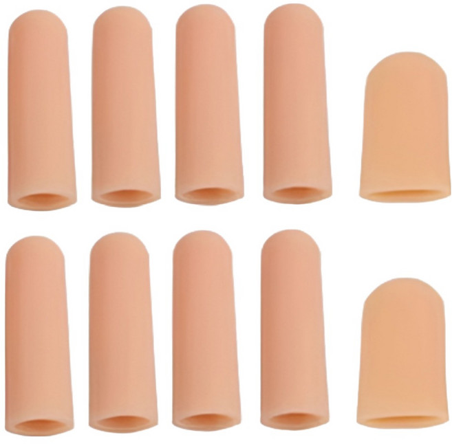 모디상점 실리콘 손가락골무, 스킨색, 10개