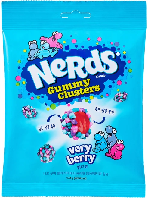 너즈 구미 클러스터 베리베리, 1개, 141g - 쿠팡
