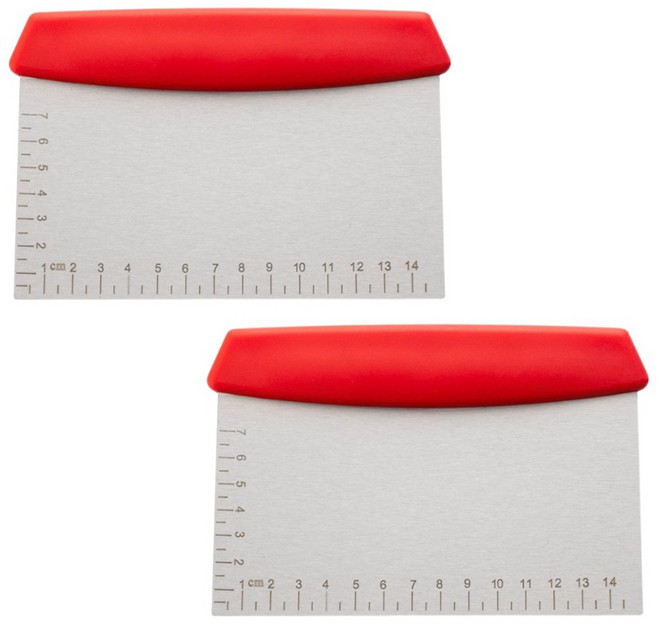 빅벅 베이킹 눈금 스크래퍼, 레드, 2개