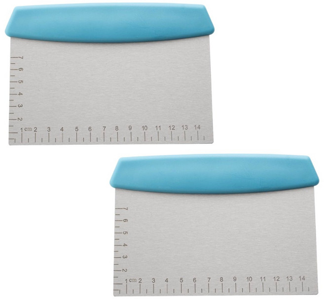 빅벅 베이킹 눈금 스크래퍼, 블루, 2개