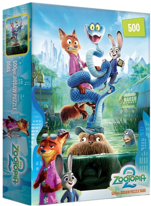 퍼즐라이프 디즈니 주토피아2 직소퍼즐 D565, 혼합색상, 1개, 500피스