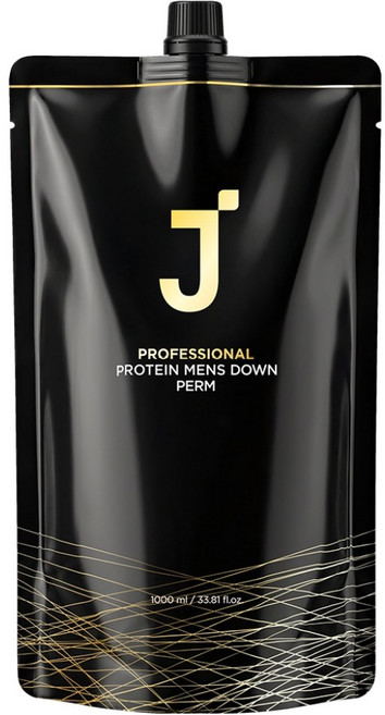 제이숲 프로페셔널 단백질 맨즈 다운펌 일반모용, 1L, 1개