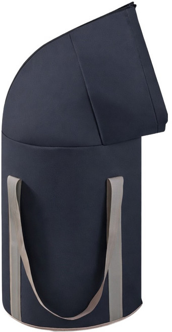 핸디랩 접이식 무릎커버 보온 족욕통, 네이비, 1개