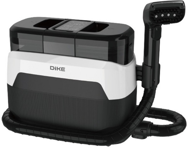 DIKE 高溫蒸氣織物清潔機, 黑白色, HCF510