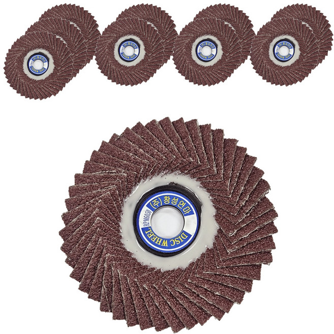 창성연마 해바라기 날개페파 100mm 80방, 10개