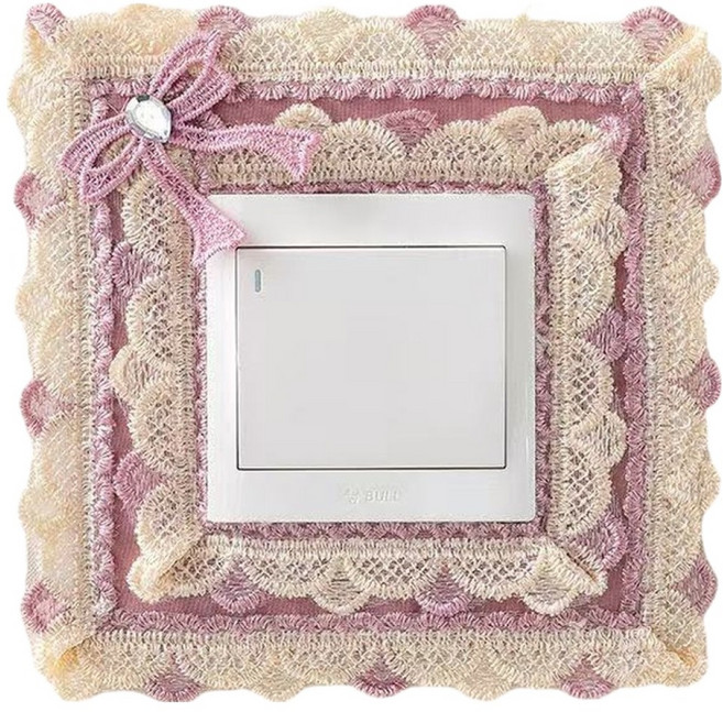 스마일깨비 센스있는 패브릭 수납 스위치 커버스티커, 타입 S