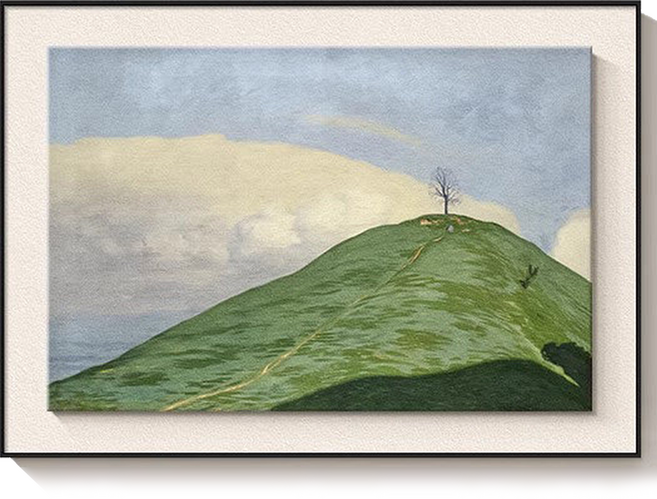 다담리빙 중세풍 고급 거실 소파 장식 알루미늄 액자, Wilderness + 블랙