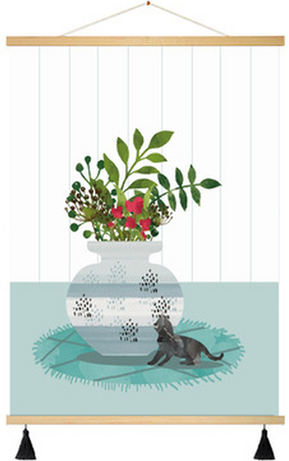 홈앤픽스 고급 인테리어 꾸미기 배전함 행잉 패브릭 가리개, 타입 5