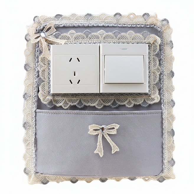 스마일깨비 센스있는 패브릭 수납 스위치 커버스티커 타입 M