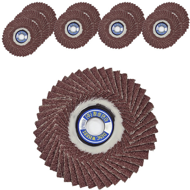 창성연마 해바라기 날개페파 100mm 100방, 10개