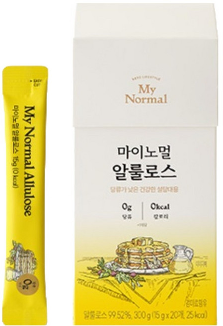 마이노멀 저당 저칼로리 Zero 알룰로스 스틱 20p, 300g, 1개