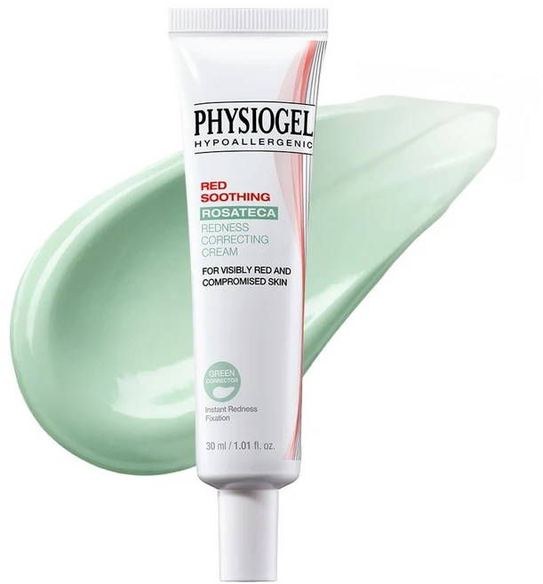 피지오겔 레드수딩 로자테카 레드니스 붉은기 코렉팅 크림, 1개, 30ml - 쿠팡