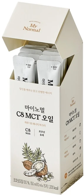 마이노멀 C8 MCT 오일 스틱 15p, 1개, 150ml - 쿠팡