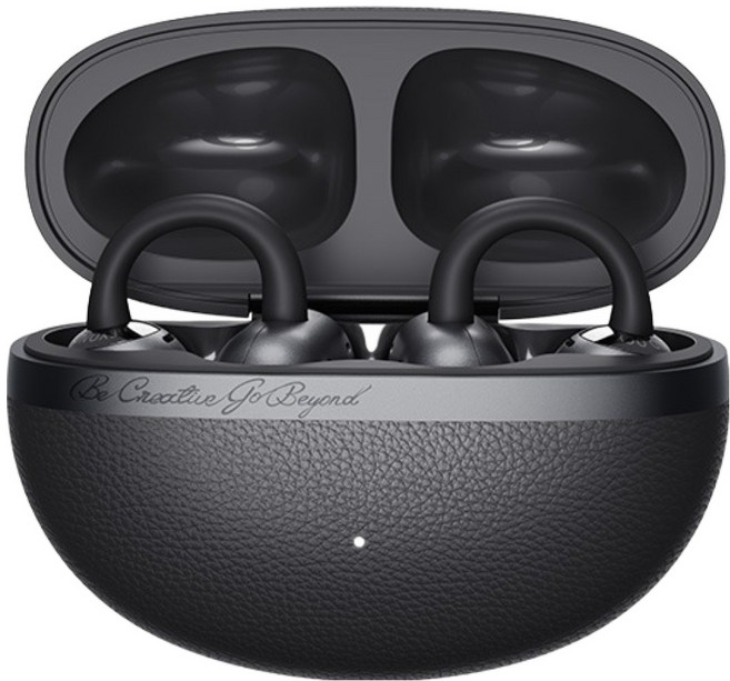 QCY 오픈형 블루투스 이어폰, QCY CT06 BlueTooth 6.0, 소프트 블랙