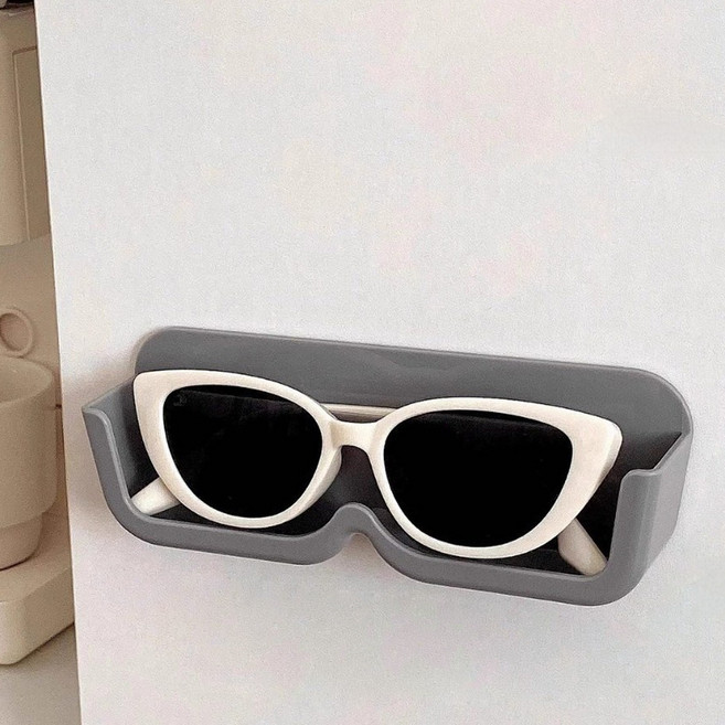 뉴토피아 벽 부착 안경 보관함, 그레이, 2개