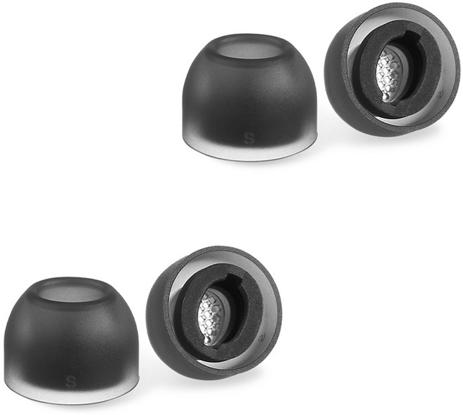 아즈라 맥스 버즈3 FE 이어팁, 스모키 블랙, 4개