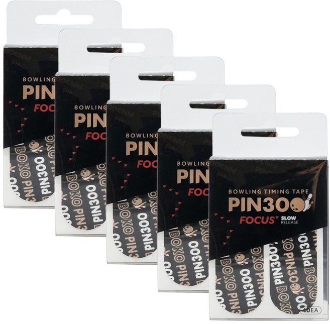 핀300 엄지 타이밍 테이프 SLOW, 블랙, 5개