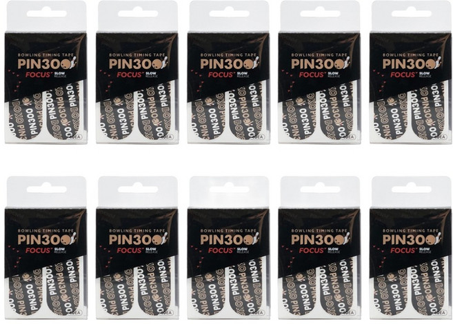 핀300 엄지 타이밍 테이프 SLOW, 블랙, 10개