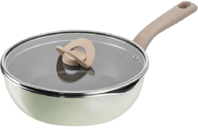테팔 인덕션 원픽 냄비팬 플러스, 24cm, 피스타치오 그린, 1개