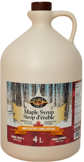 엘비메이플트리트 퓨어 메이플 시럽, 1개, 4L